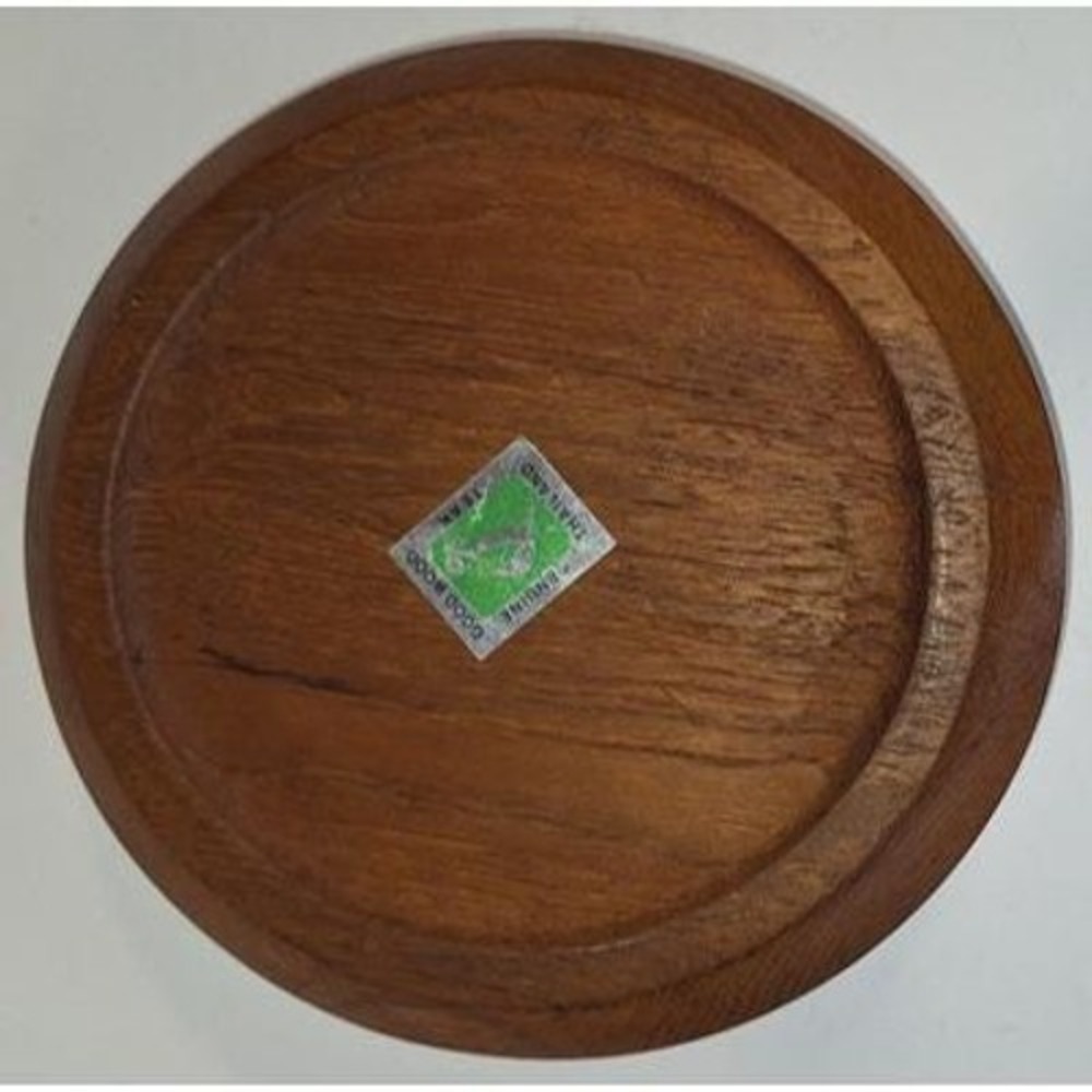 Good Wood Teak Bowl Salad Dough Vintage - Picture 12 of 13